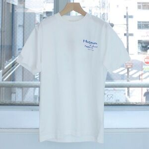 NWT size medium blue and white museum of peace & quiet t-shirt